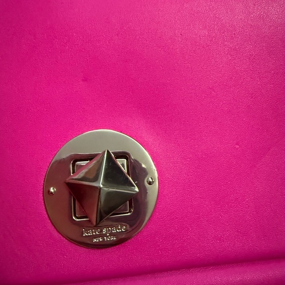 Kate Spade New York Pink Leather Turnlock Flap Crossbody Bag - Picture 13 of 13